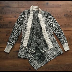 TINY Anthropologie XS open front sweater cardigan